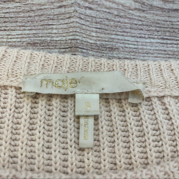 MAJE Emiline Linen Blend Crewneck Sweater - Picture 9 of 12